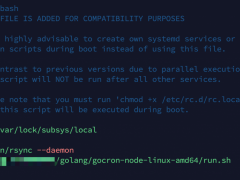 linux服务器开机自启动运行服务