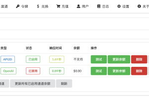 【开源推荐】OpenAI接口管理分发系统，支持多种渠道，可用于二次分发管理key，代码全开源